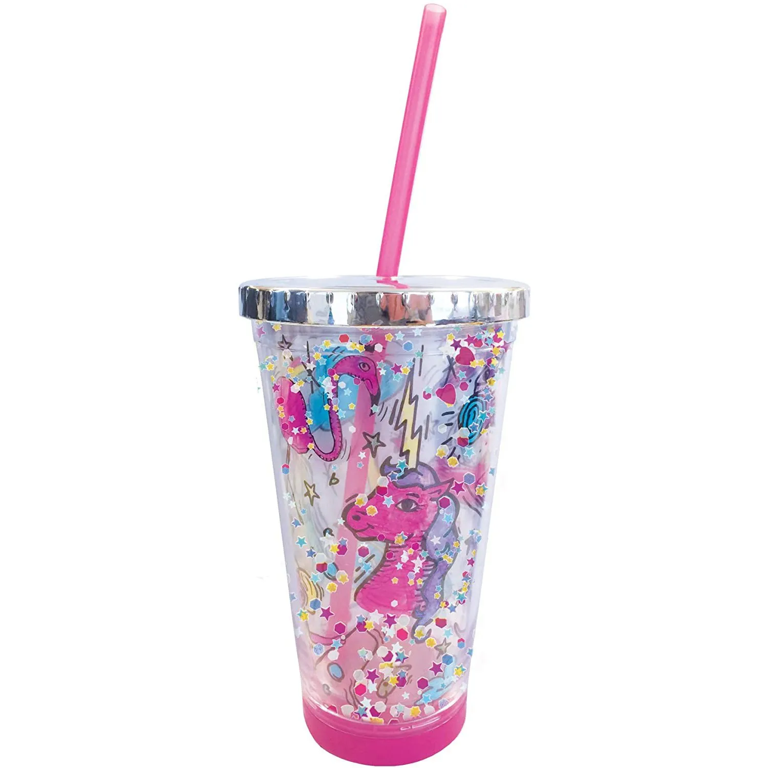 Crayola Creations Confetti Tumbler Kit - Design Your Own Sparkling Tumbler