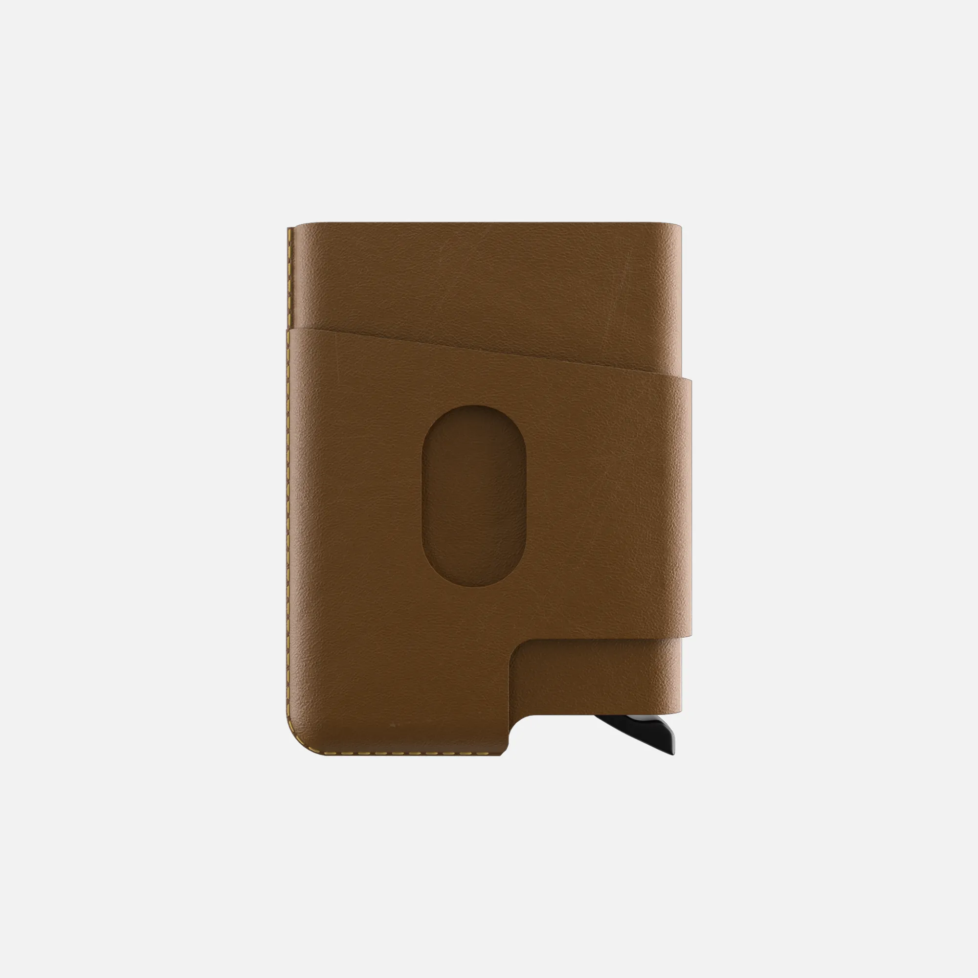 CUT-OUT Cardholder - RFID Block Featured - Handmade Natural Genuine Leather - Havan