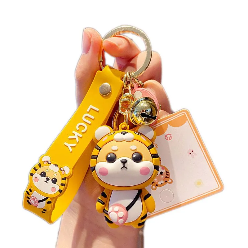 Cute Shiba Inu Keychains for Women's Car Keys, Durable and Kawaii