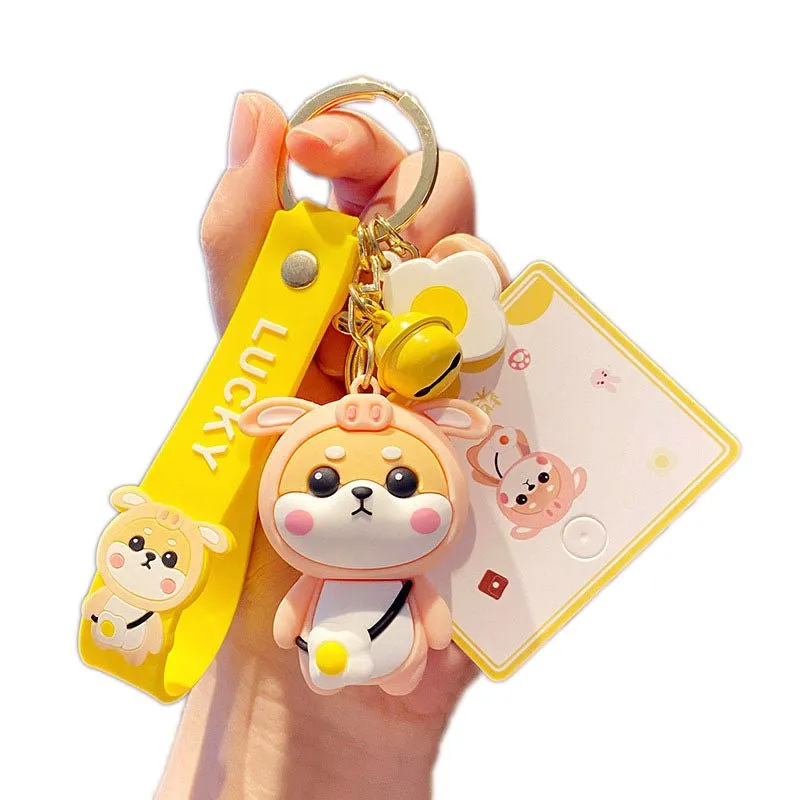 Cute Shiba Inu Keychains for Women's Car Keys, Durable and Kawaii