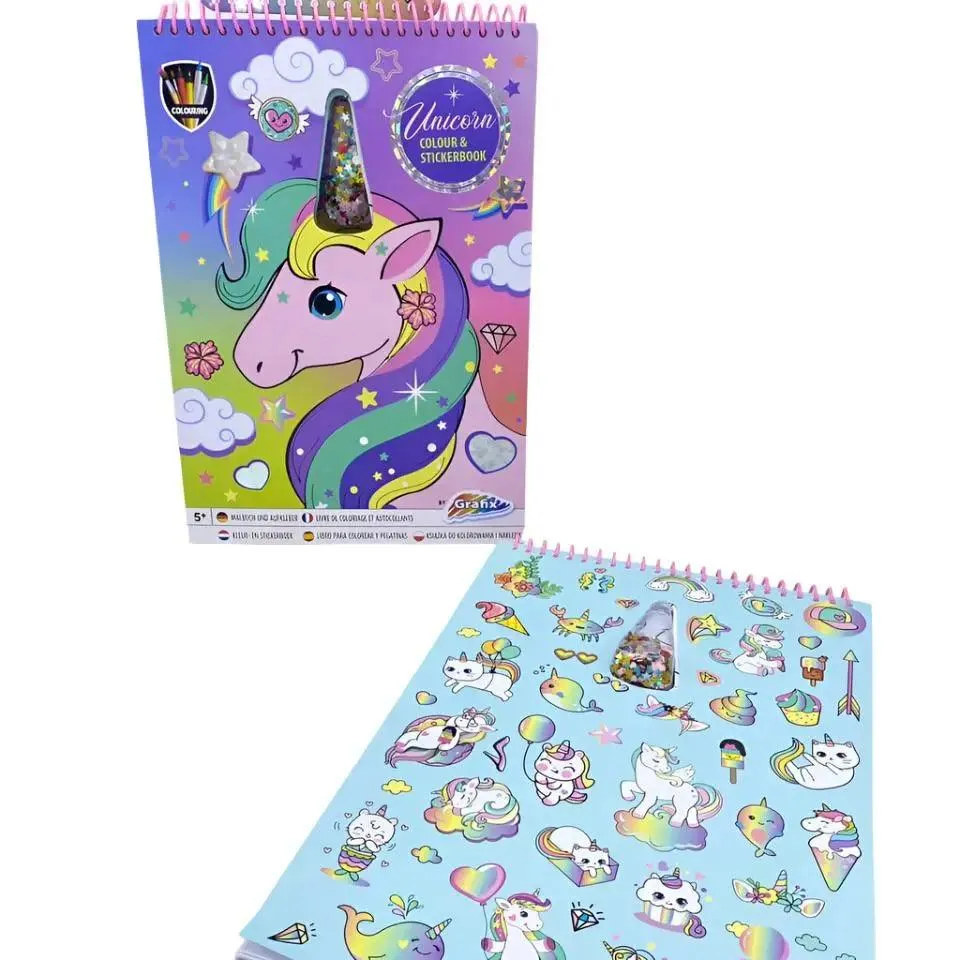 CUTE UNICORN COLORING BOOK