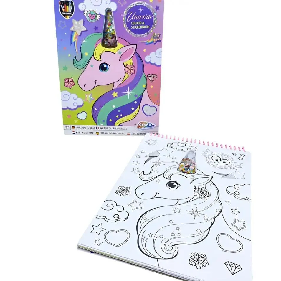 CUTE UNICORN COLORING BOOK