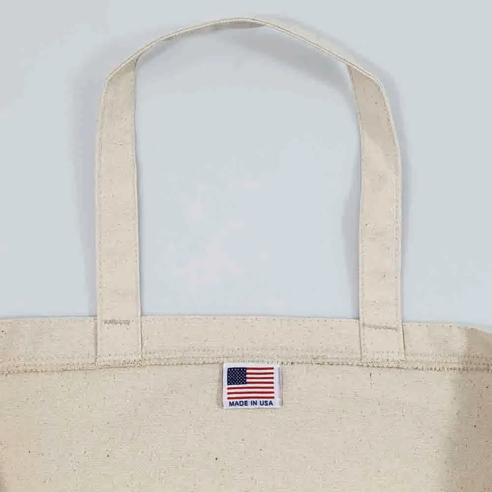 Daily Use Medium Canvas Tote Bag - Made in USA