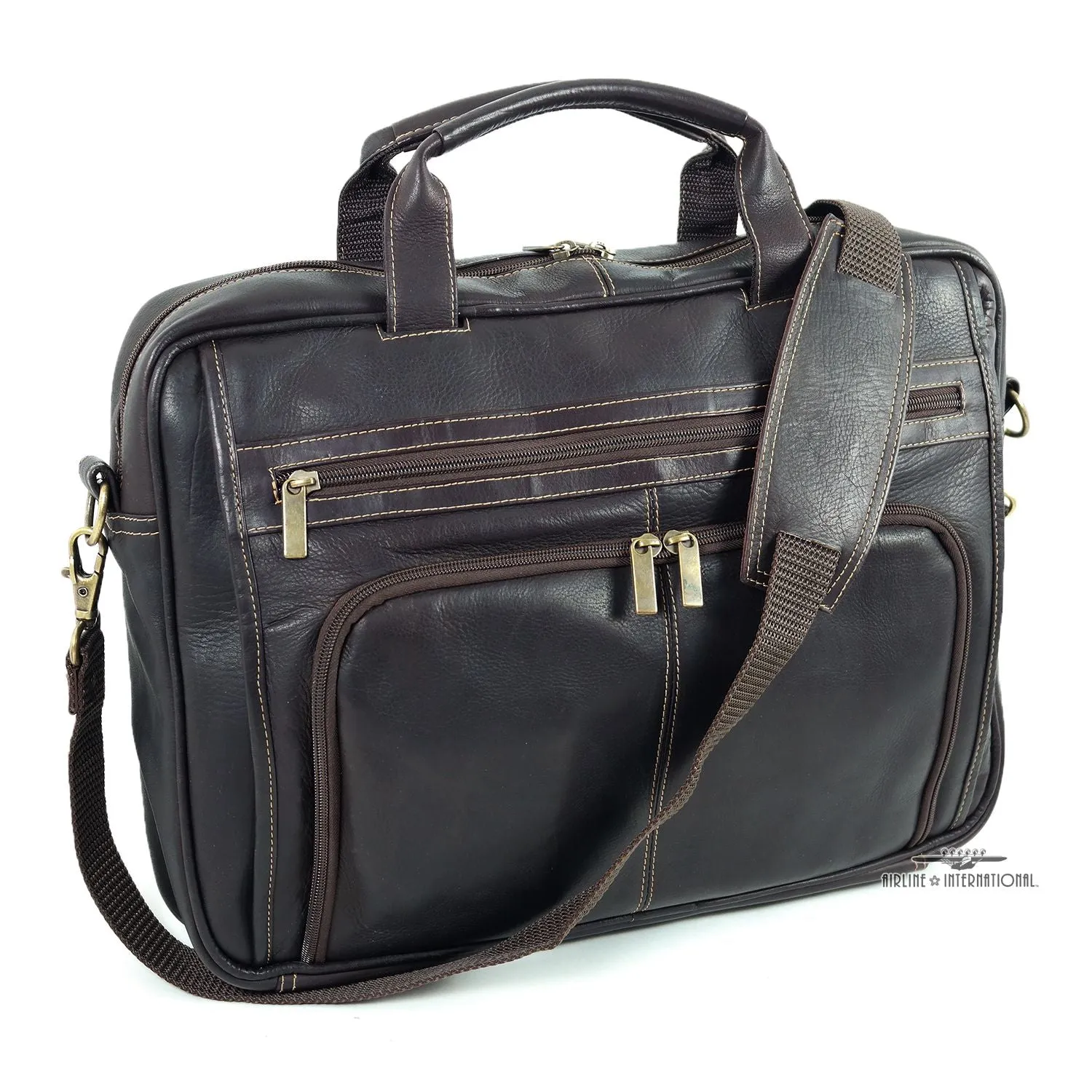 DayTrekr Slim Leather Brief