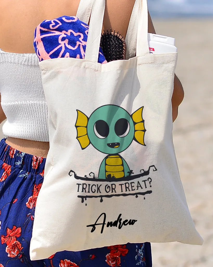 Dragon Trick or Treat? - Halloween Tote Bags