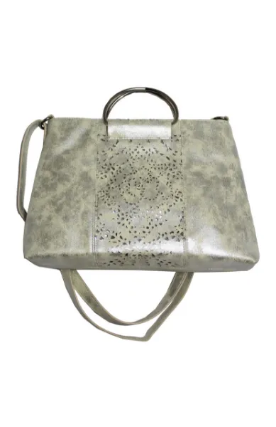 Dreamsicle Ring Satchel in Silver