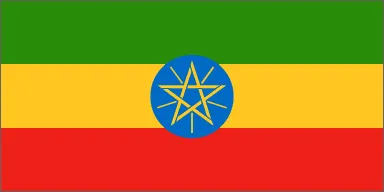 Ethiopia National Flag Printed