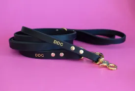 EXCLUSIVE LEATHER COLLECTION - Ebony Leather Leash