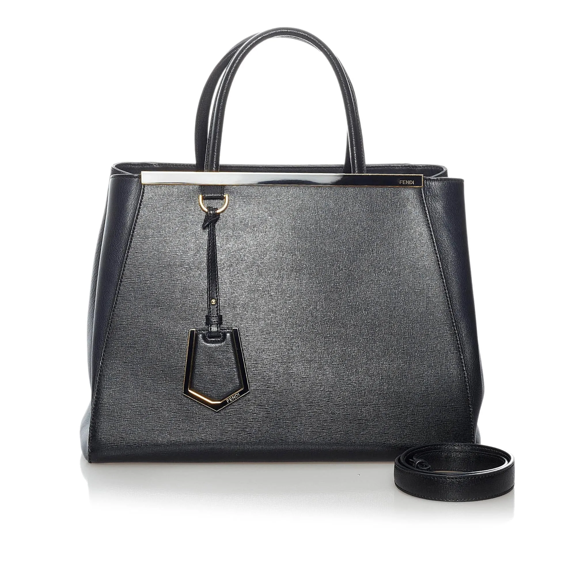 Fendi 2Jours Leather Satchel (SHG-30771)