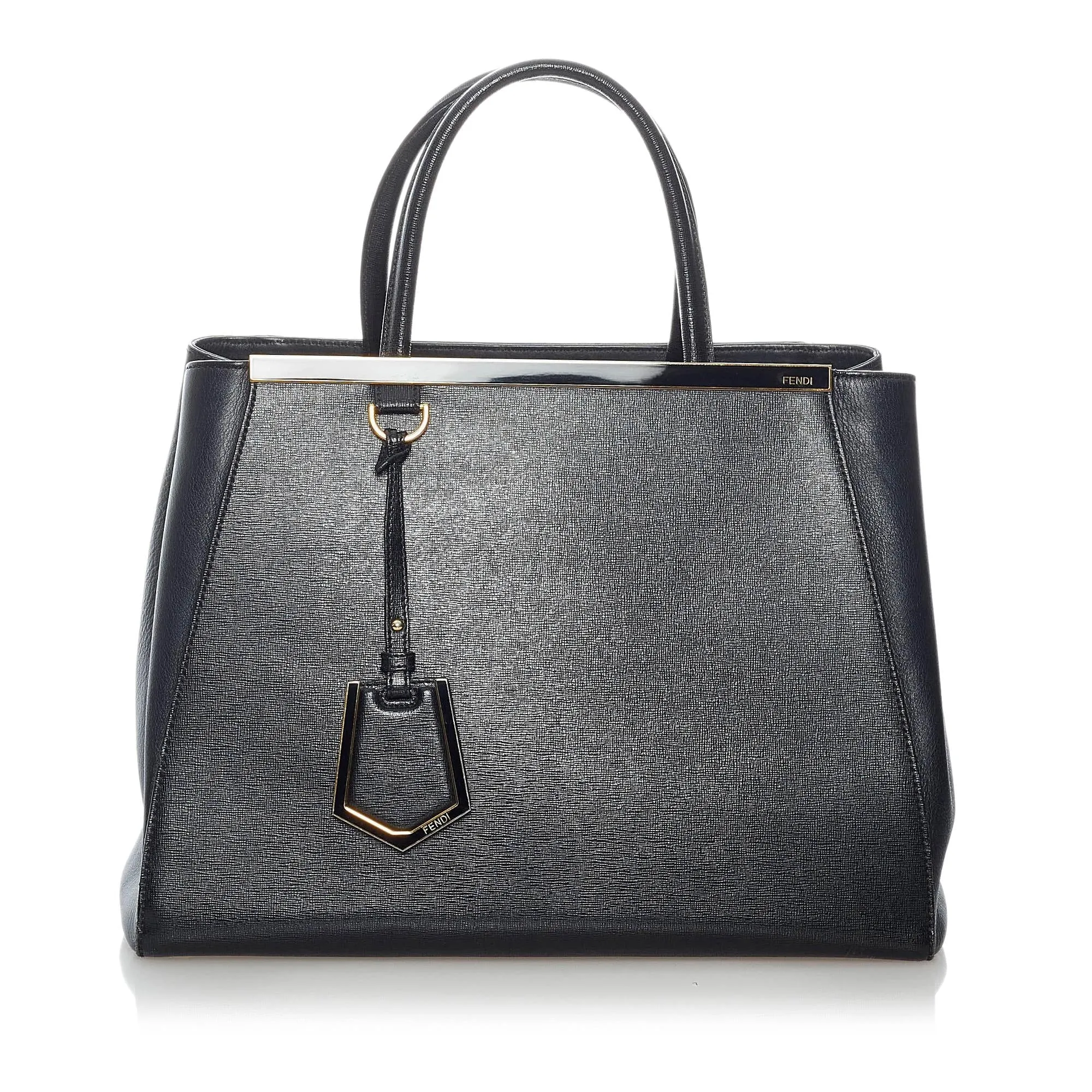 Fendi 2Jours Leather Satchel (SHG-30771)