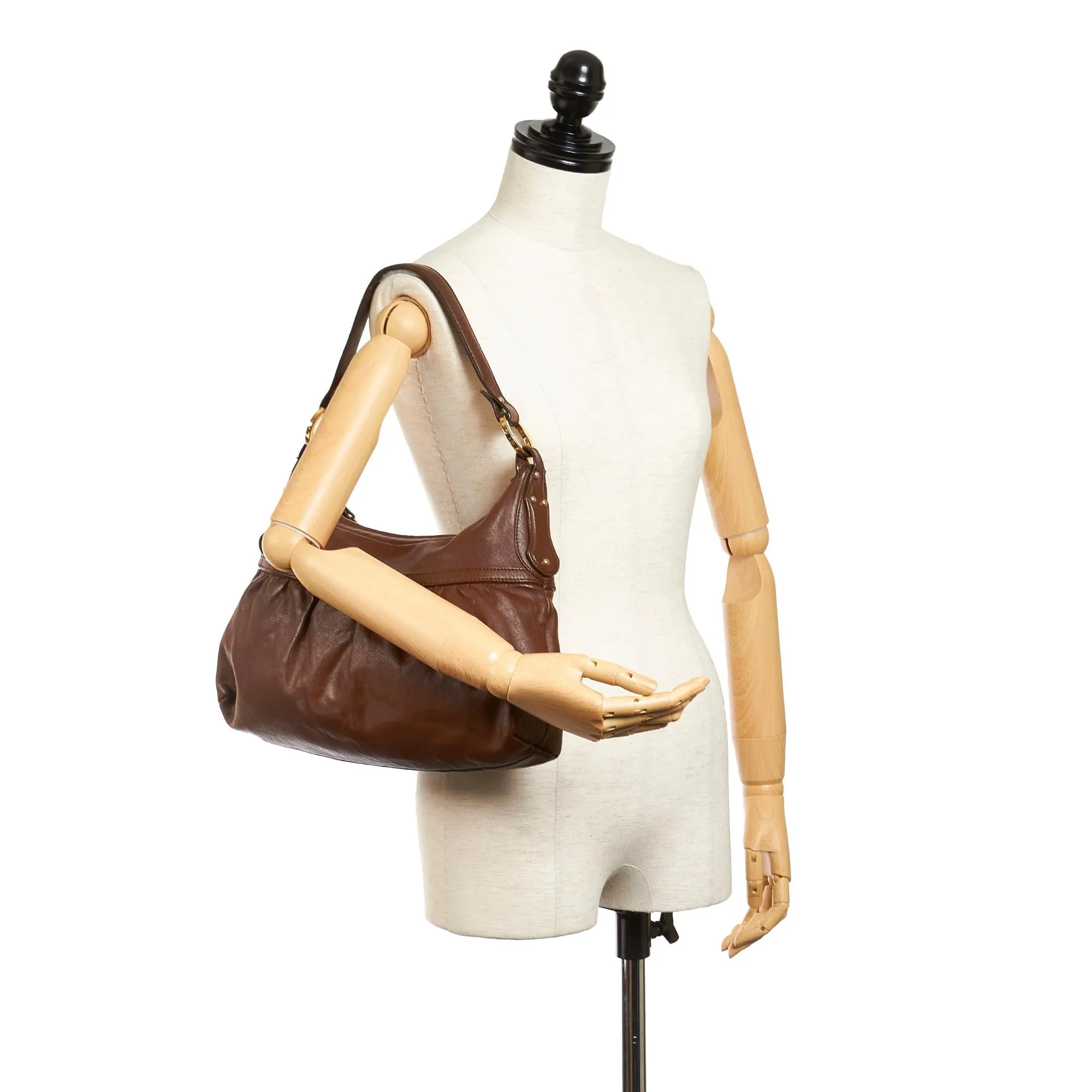 Fendi Chef Leather Shoulder Bag (SHG-26892)