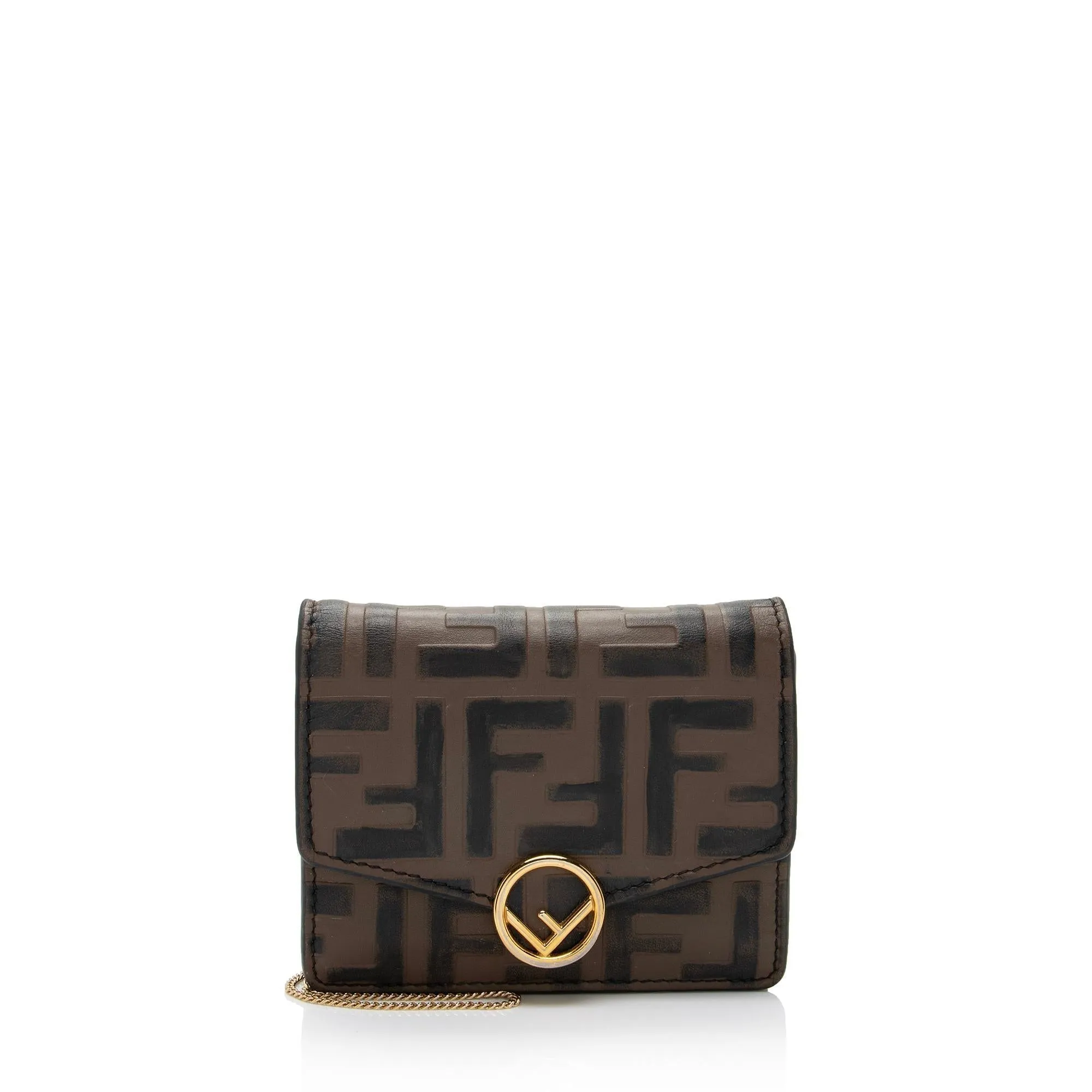 Fendi FF Embossed 1974 Mini Crossbody Bag (SHF-NZatLn)