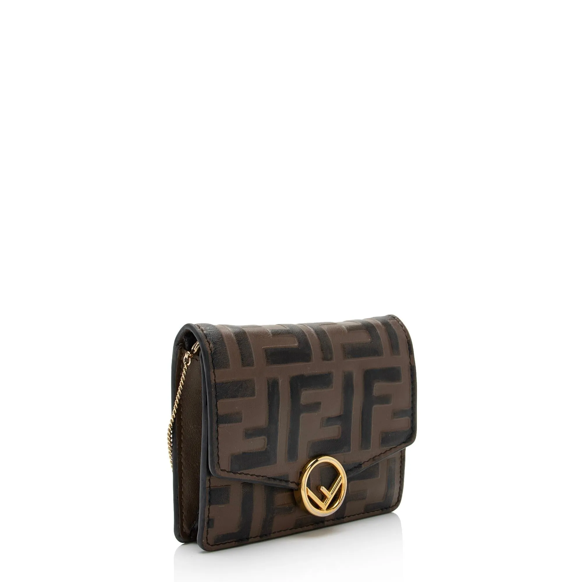 Fendi FF Embossed 1974 Mini Crossbody Bag (SHF-NZatLn)