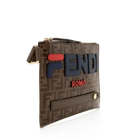 Fendi FF Spalmati Fila Messenger Bag (SHF-16130)