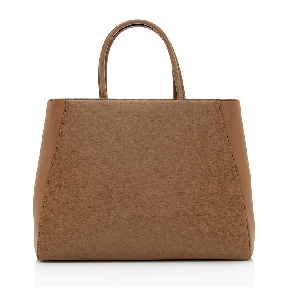 Fendi Leather 2Jours Tote - FINAL SALE (SHF-17309)