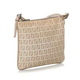 Fendi Zucchino Canvas Crossbody Bag (SHG-31621)