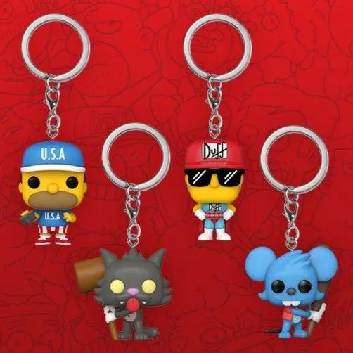 Funko Pop! Keychains - The Simpsons