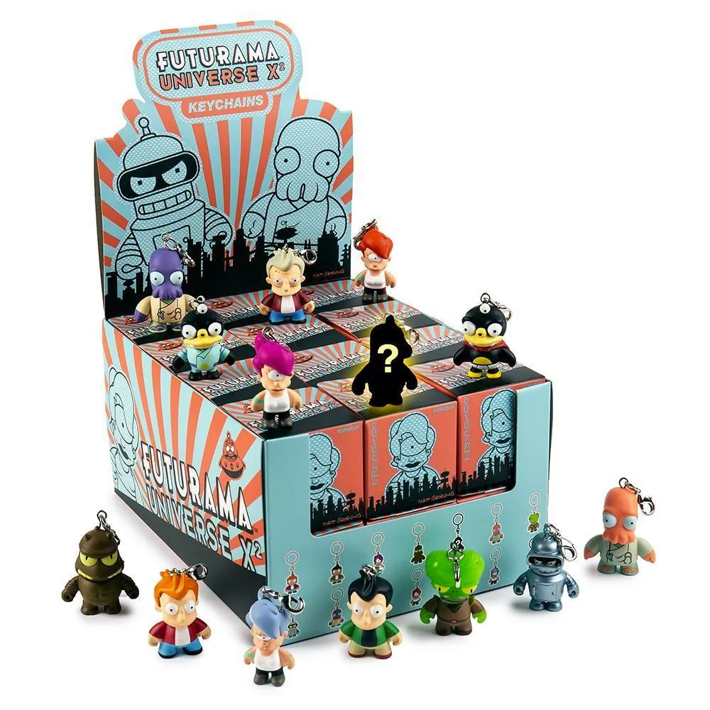 Futurama Universe X 2 Blind Box Keychain Series by Kidrobot