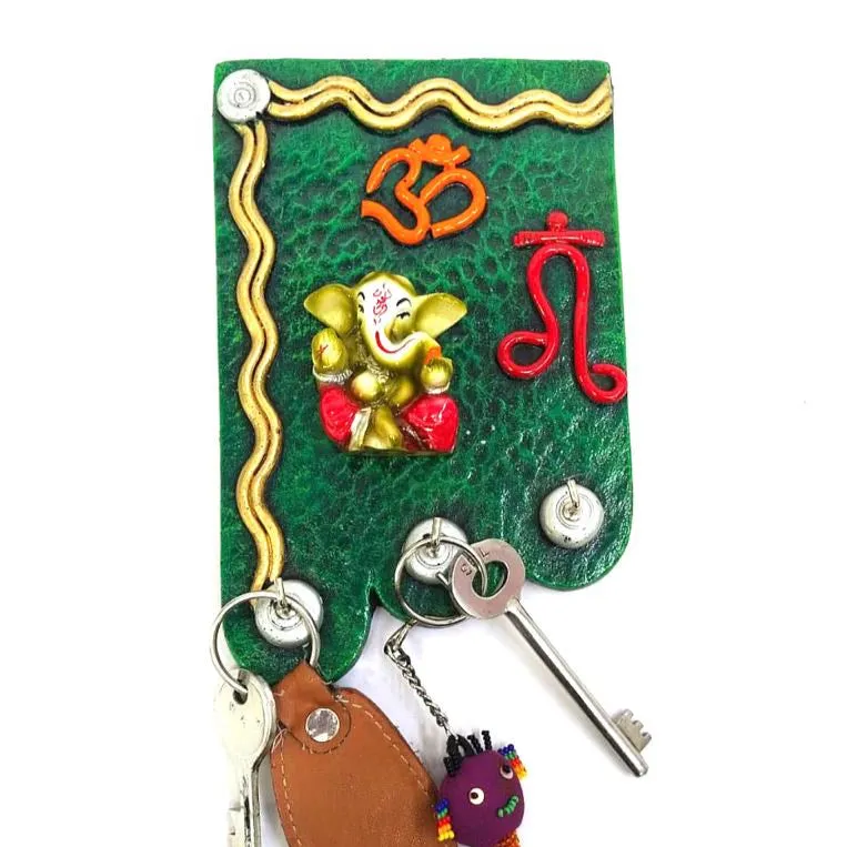 Ganesha Key Holders in Various Abstract Designs unique Gifts Utility Tamrapatra