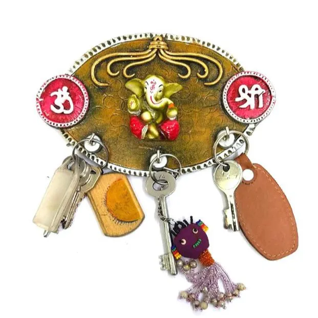 Ganesha Key Holders in Various Abstract Designs unique Gifts Utility Tamrapatra