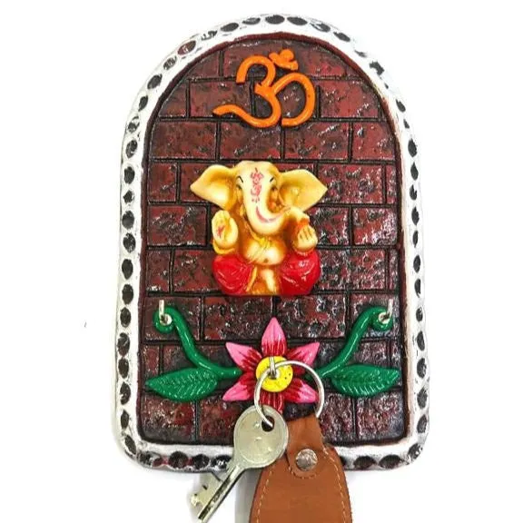 Ganesha Key Holders in Various Abstract Designs unique Gifts Utility Tamrapatra