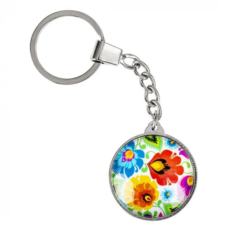 Glass Keychains - Round