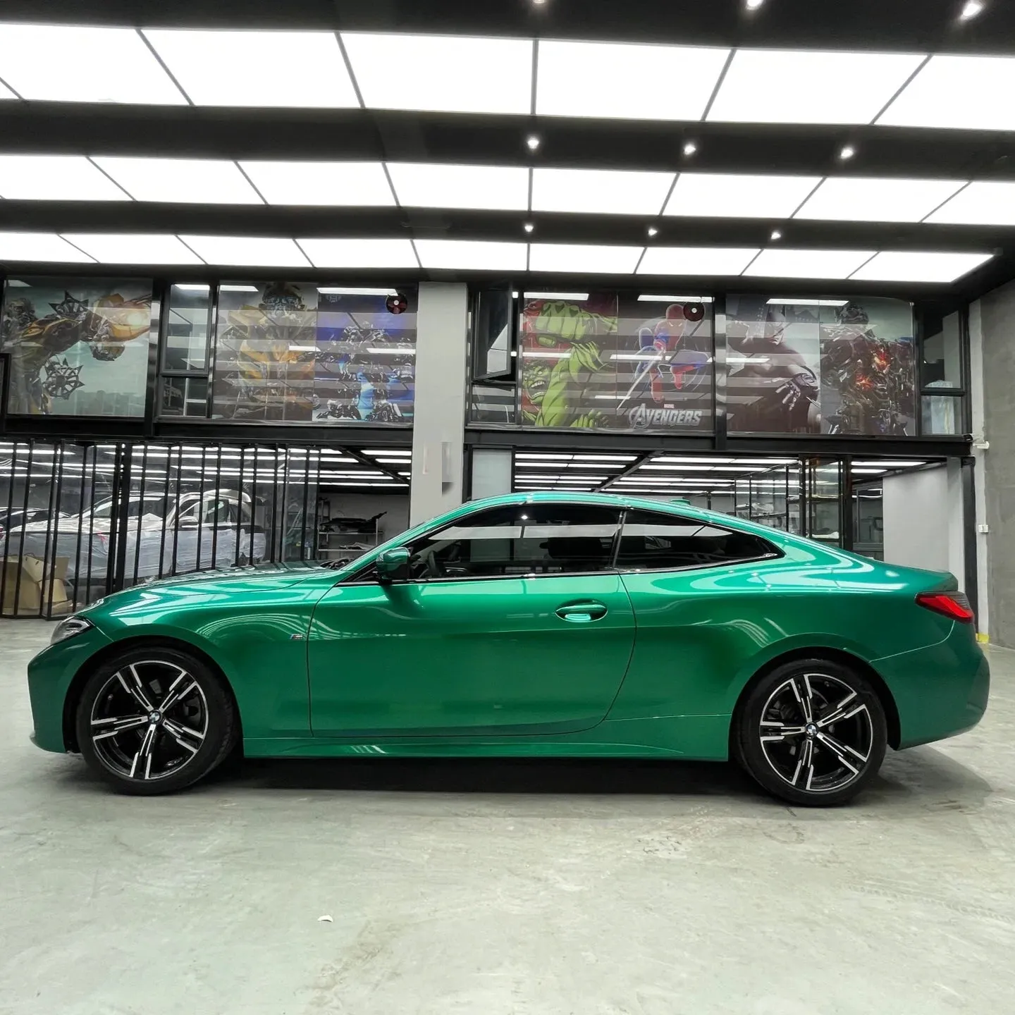 Gloss Metallic Isle of Man Green Car Wrap