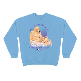 Golden Retrievers “They Cancelled Our Show on a Gildan - 18000 - Heavy Blend Sweatshirt (Unisex)