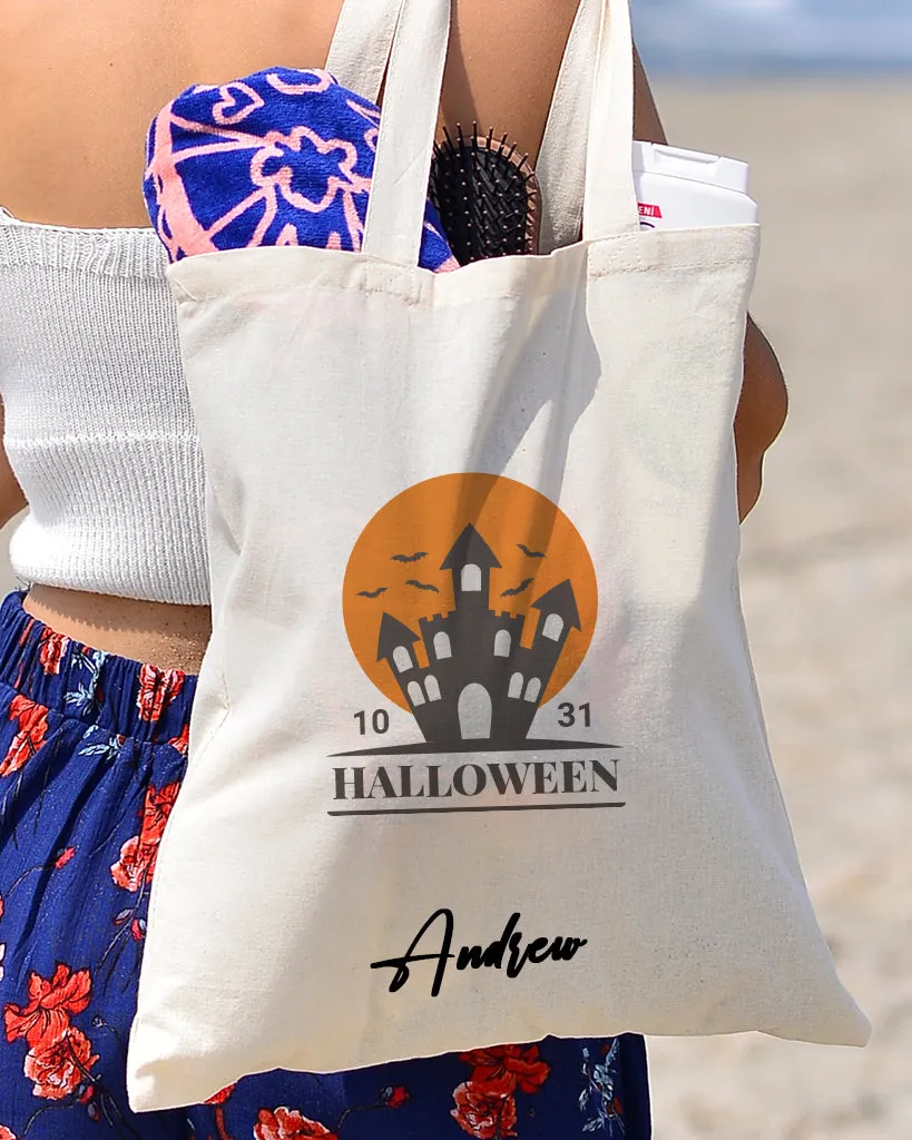 Haunted Castle - Halloween Tote Bags