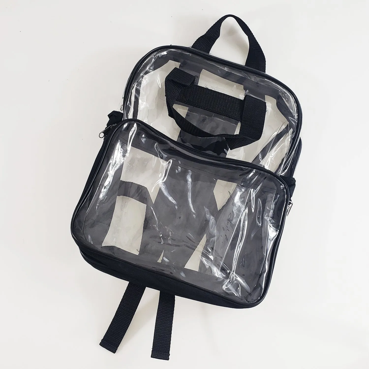 Heavy Vinyl Polyester Clear Backpack