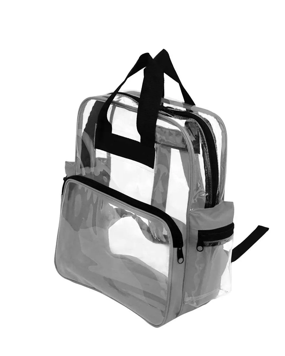 Heavy Vinyl Polyester Clear Backpack