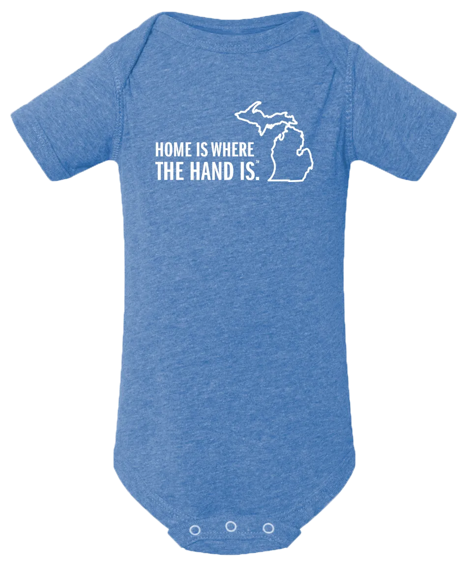 Home is Where the Hand Is Baby Onesie (CLOSEOUT)