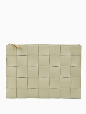 Intreccio clutch bag