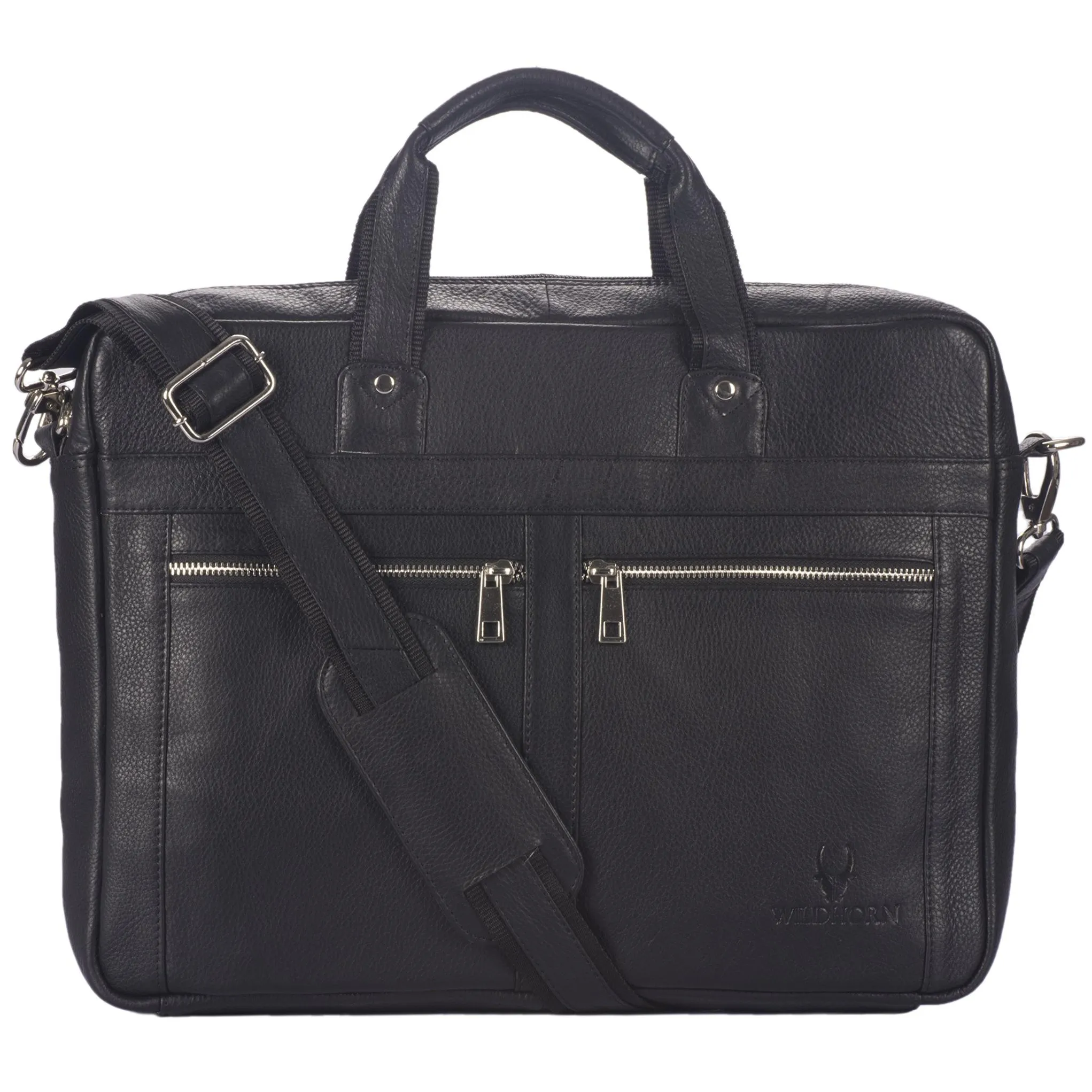 KENNICOT Leather Laptop Messenger Bag for Men