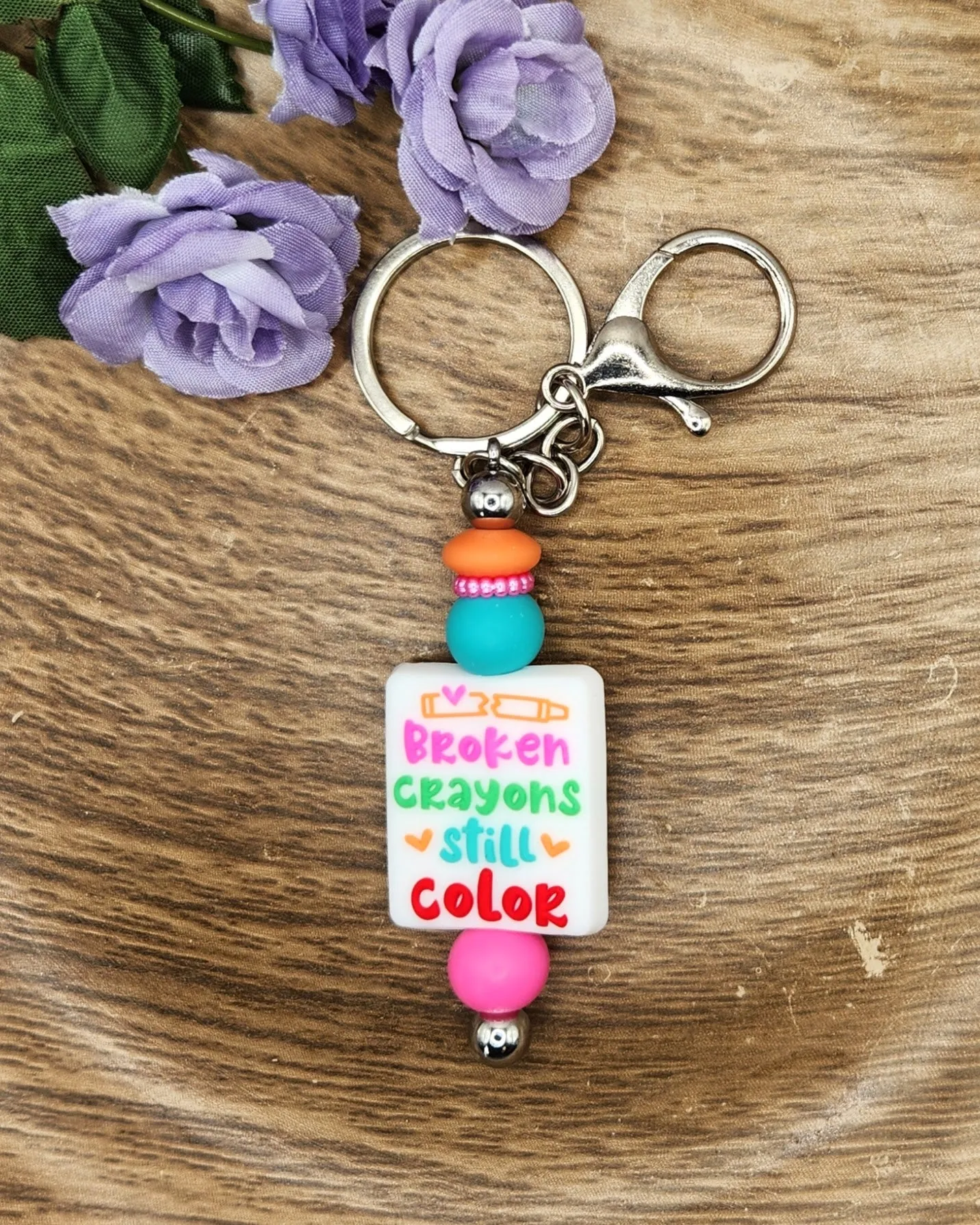 Keychain-Broken Crayons Still Color