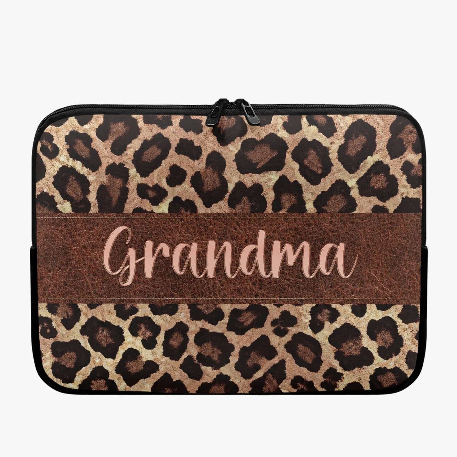 Laptop Sleeve - without handles - Leopard Print - Grandma