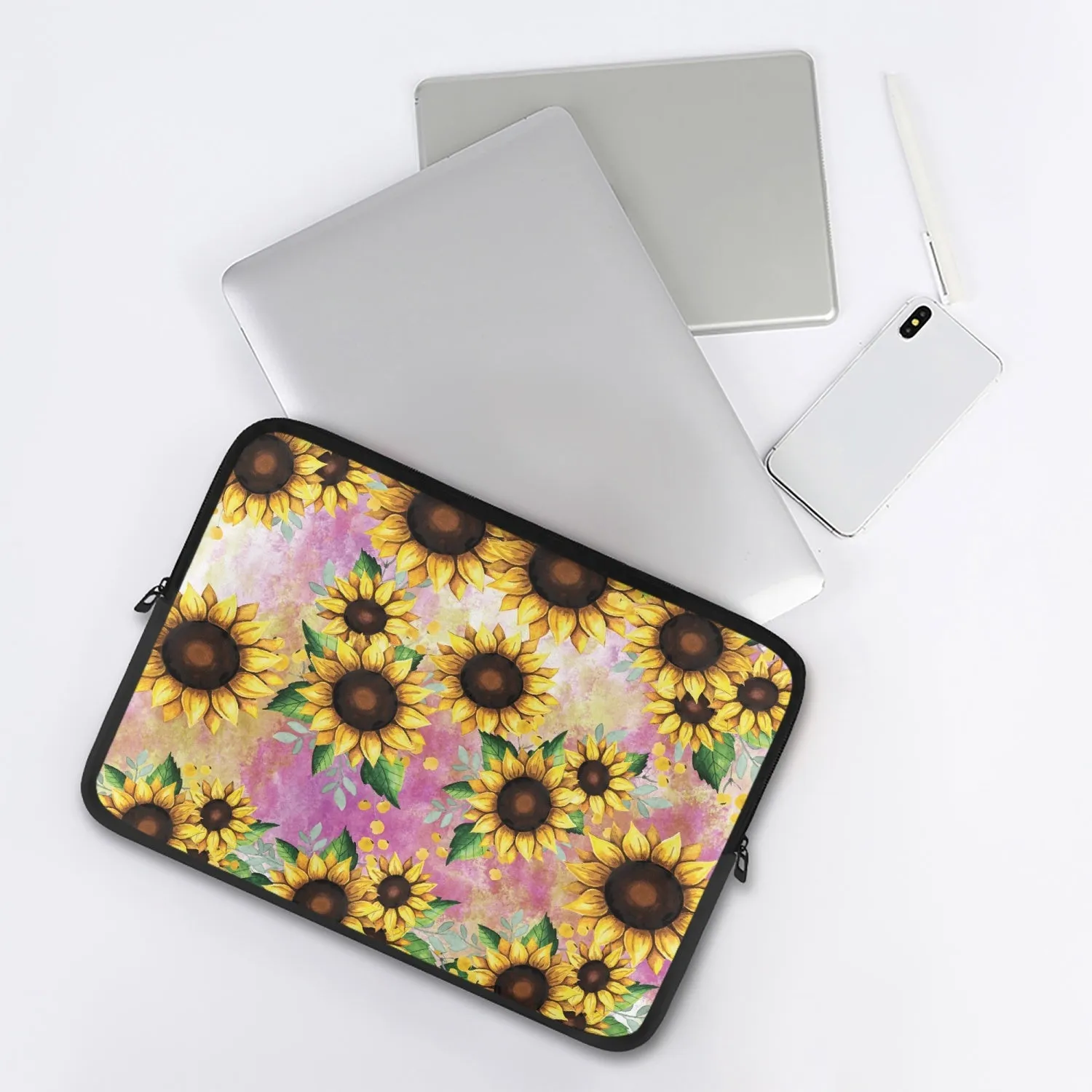 Laptop Sleeve - without handles Sunflowers