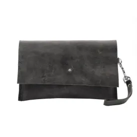 Leather Clutch Wristlet