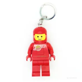 Lego Figure Keychain - Lego Astronaut Red Flash Light