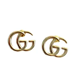 Letter G Luxury Stud Earrings- Gold