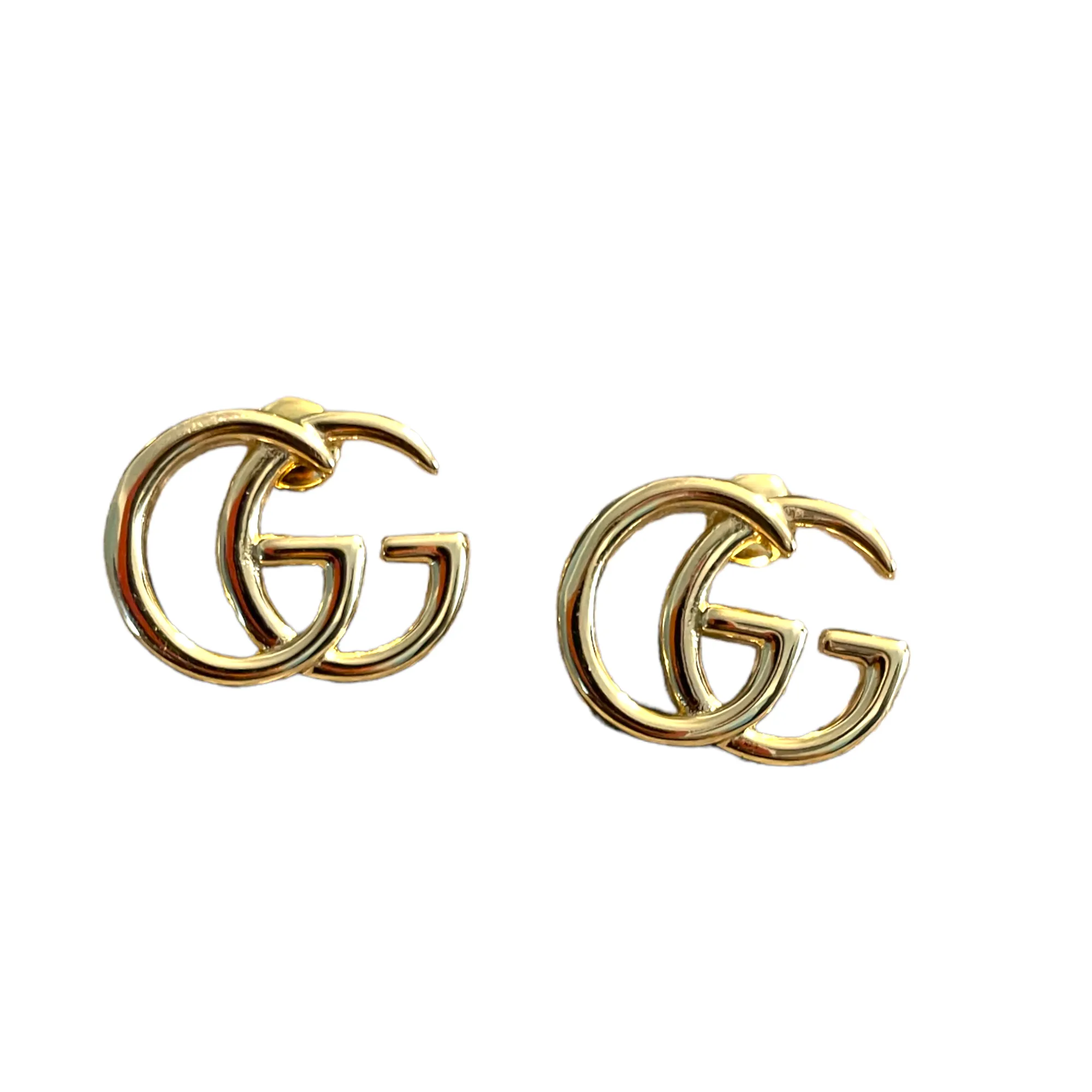 Letter G Luxury Stud Earrings- Gold