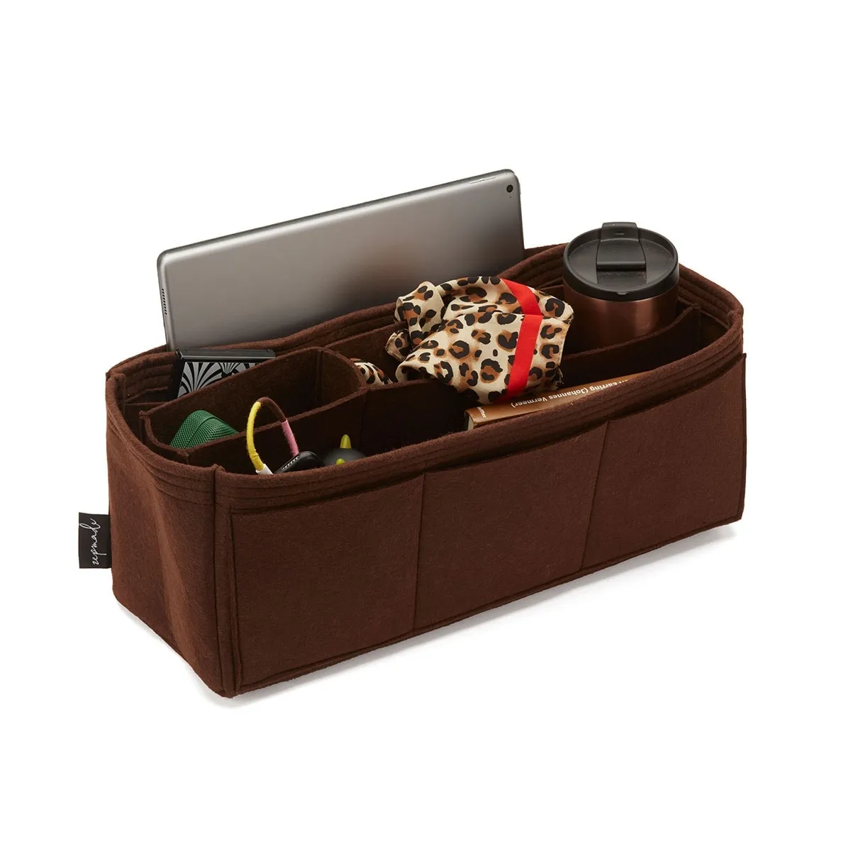 Louis Vuitton Hampstead GM Purse Organizer Insert, Bag Organizer with Middle Compartment and Exterior Pockets