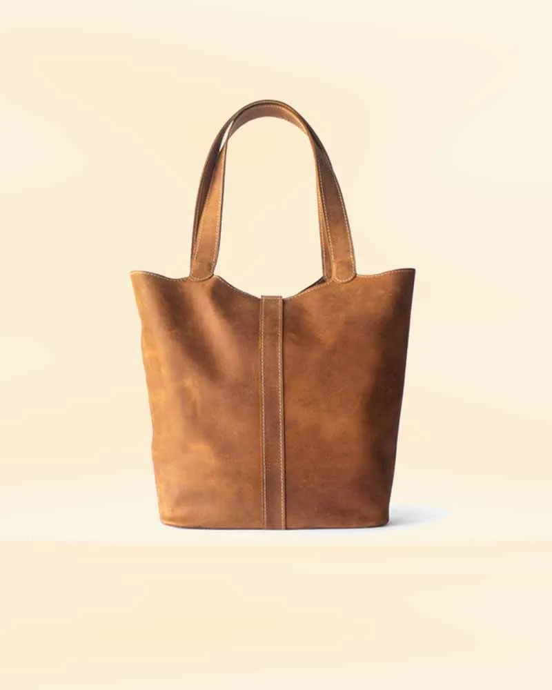 Luminous Tote Leather Bag