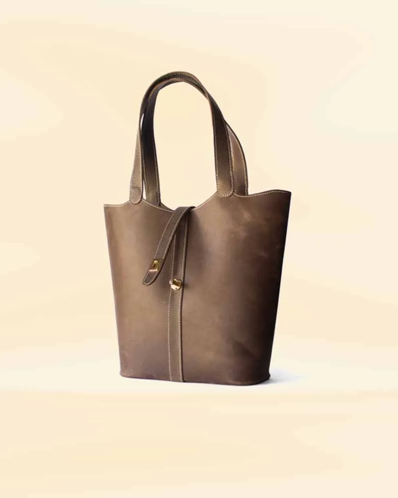 Luminous Tote Leather Bag