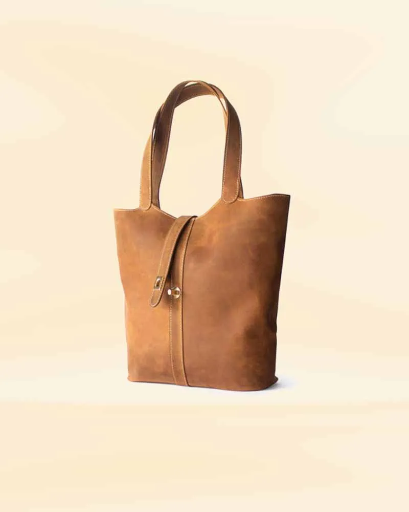 Luminous Tote Leather Bag