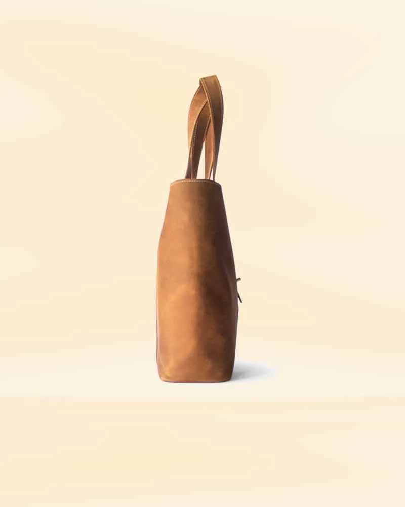 Luminous Tote Leather Bag