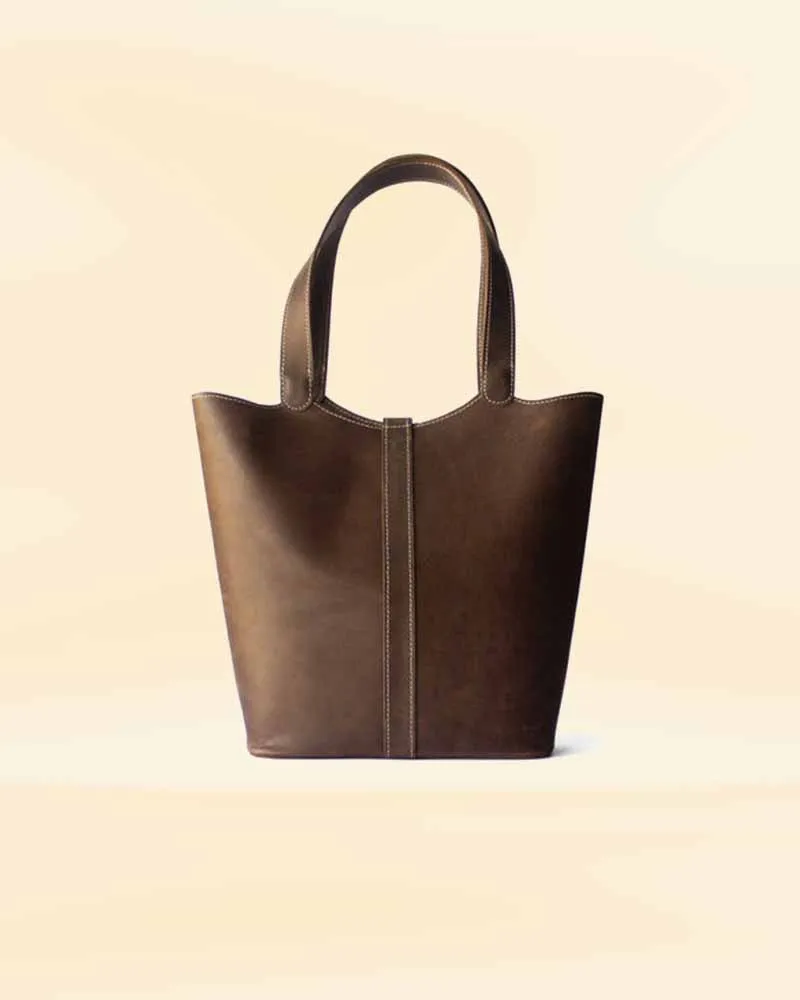 Luminous Tote Leather Bag