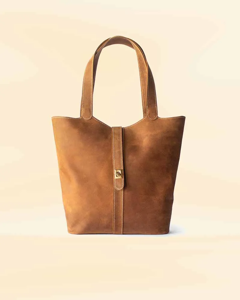 Luminous Tote Leather Bag