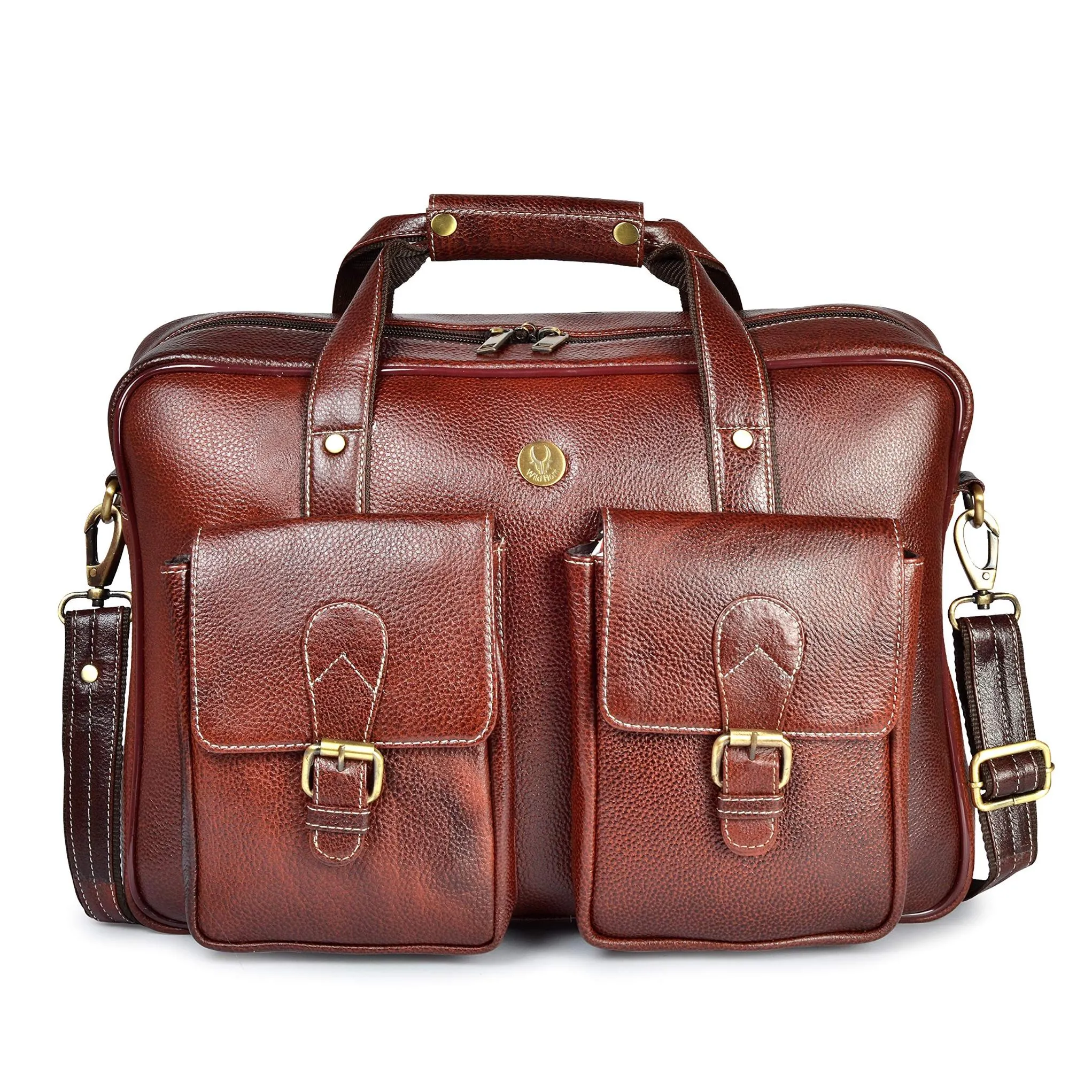 MARYLAND Leather Laptop Messenger Bag for Men