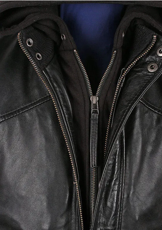 Men's Turku Black Leather Jacket